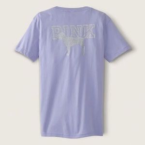 Pink campus tee
